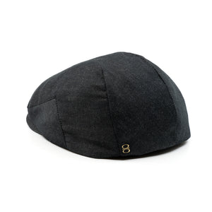 Denim Black Beret