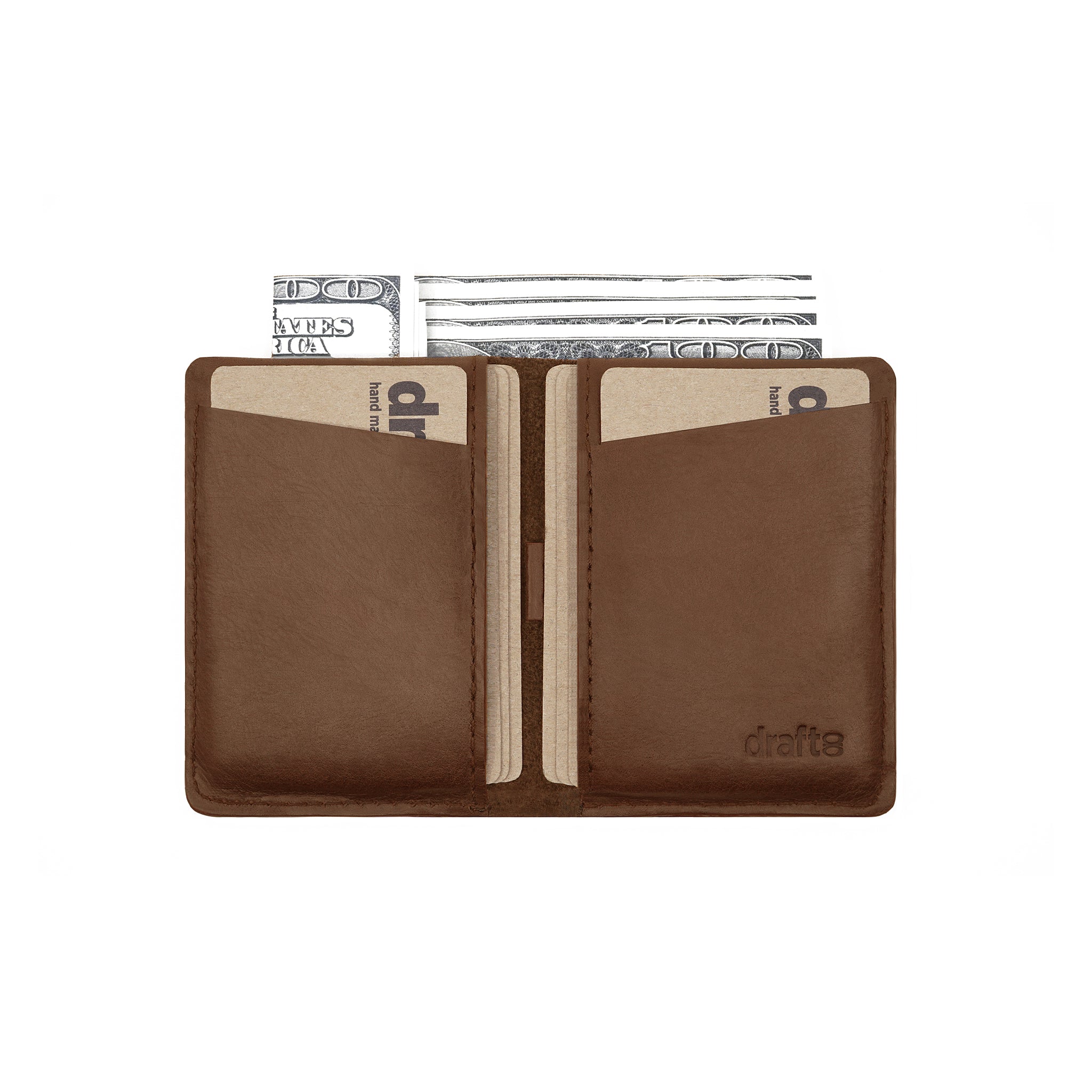 One.8 Wallet Card Holder TAKY – Vertical Leather Bifold Wallet by Draft-8 – draft-8