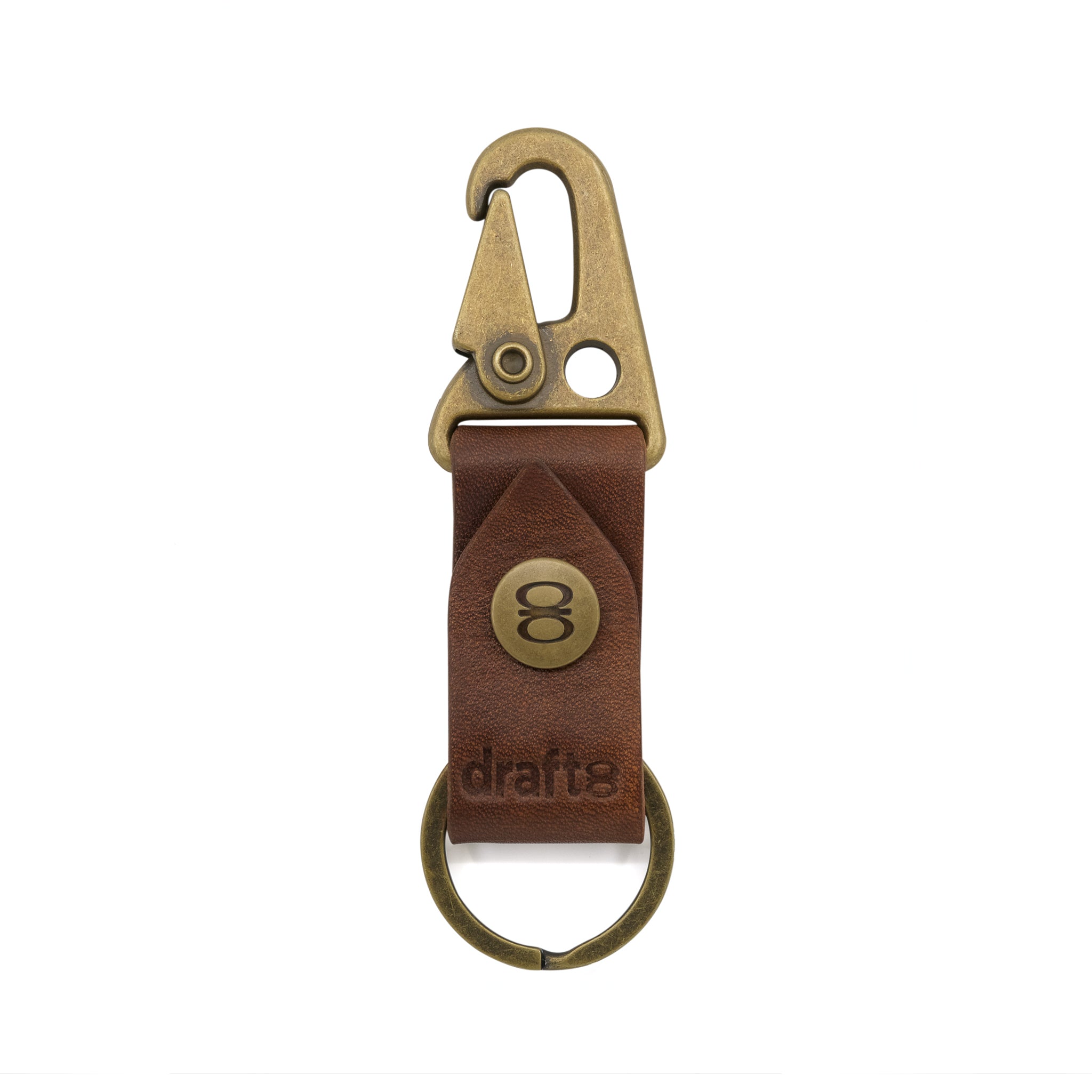 Quick Clip Leather Key Chain  Customizable Quick Clip Leather Key Chain –  Driftwood Leather Co.