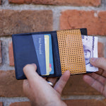 Load image into Gallery viewer, leather, leather wallets, wallet, mens wallet, minimalist wallet, leather bags, shop, card holder, draft-8
